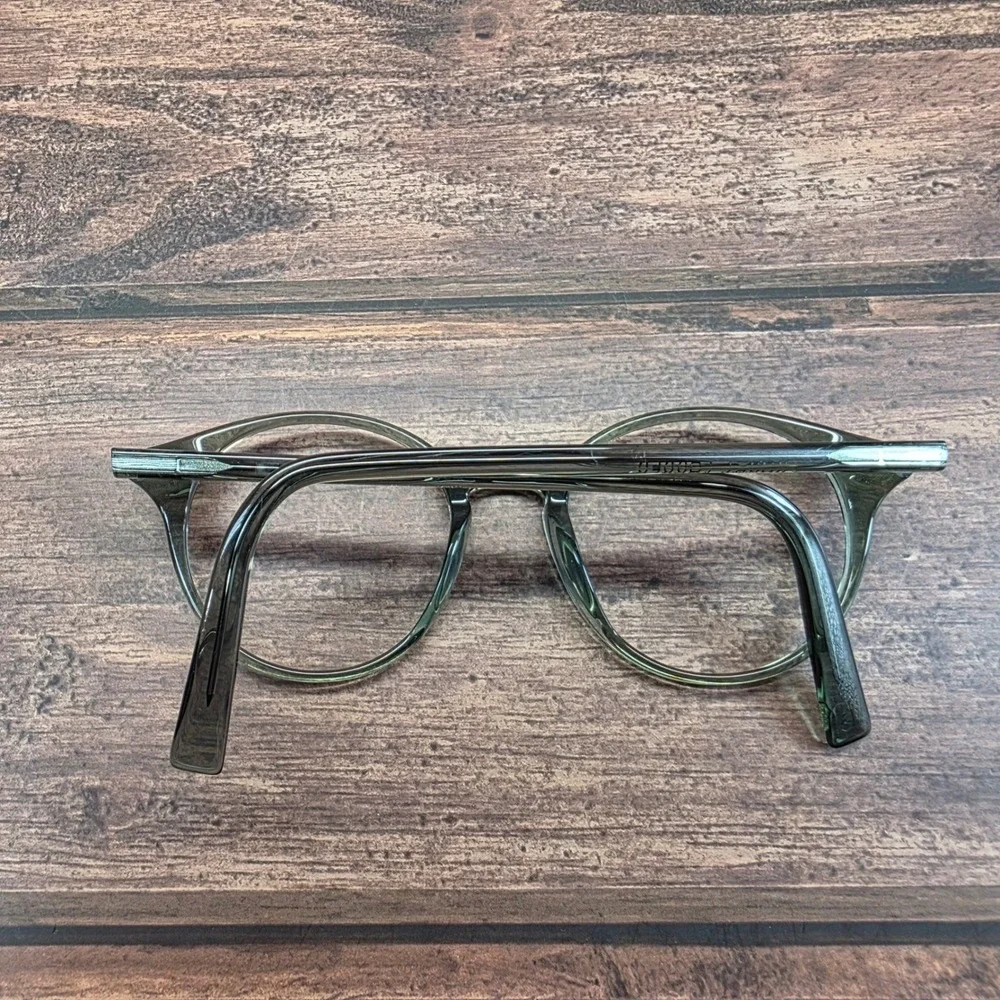 Warby Parker Morgan M-712 Eyeglasses Sage Green Round Frames 48-19-145